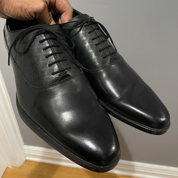 Stylish Black Zara Dress Shoes Sz 11 (44) - Picture 2 of 13